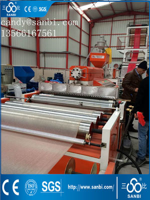 Κίνα 50-180kg/h HDPE φυσώντας μηχανή 10002500mm πλάτος ISO9001 ταινιών προμηθευτής