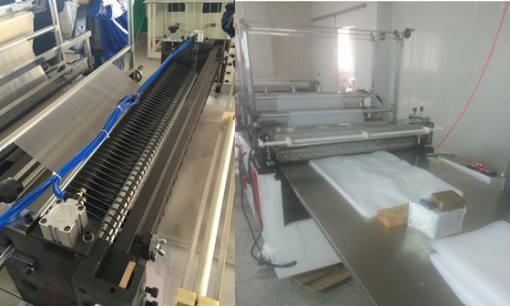 Κίνα Κρύα τέμνουσα τσάντα που κατασκευάζει τη μηχανή τη διπλή σερβο μηχανή για HDPE LDPE προμηθευτής