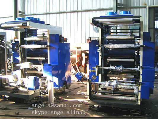 Κίνα Πολύχρωμη μηχανή εκτύπωσης τσαντών PP, Flexographic εξοπλισμός εκτύπωσης προμηθευτής